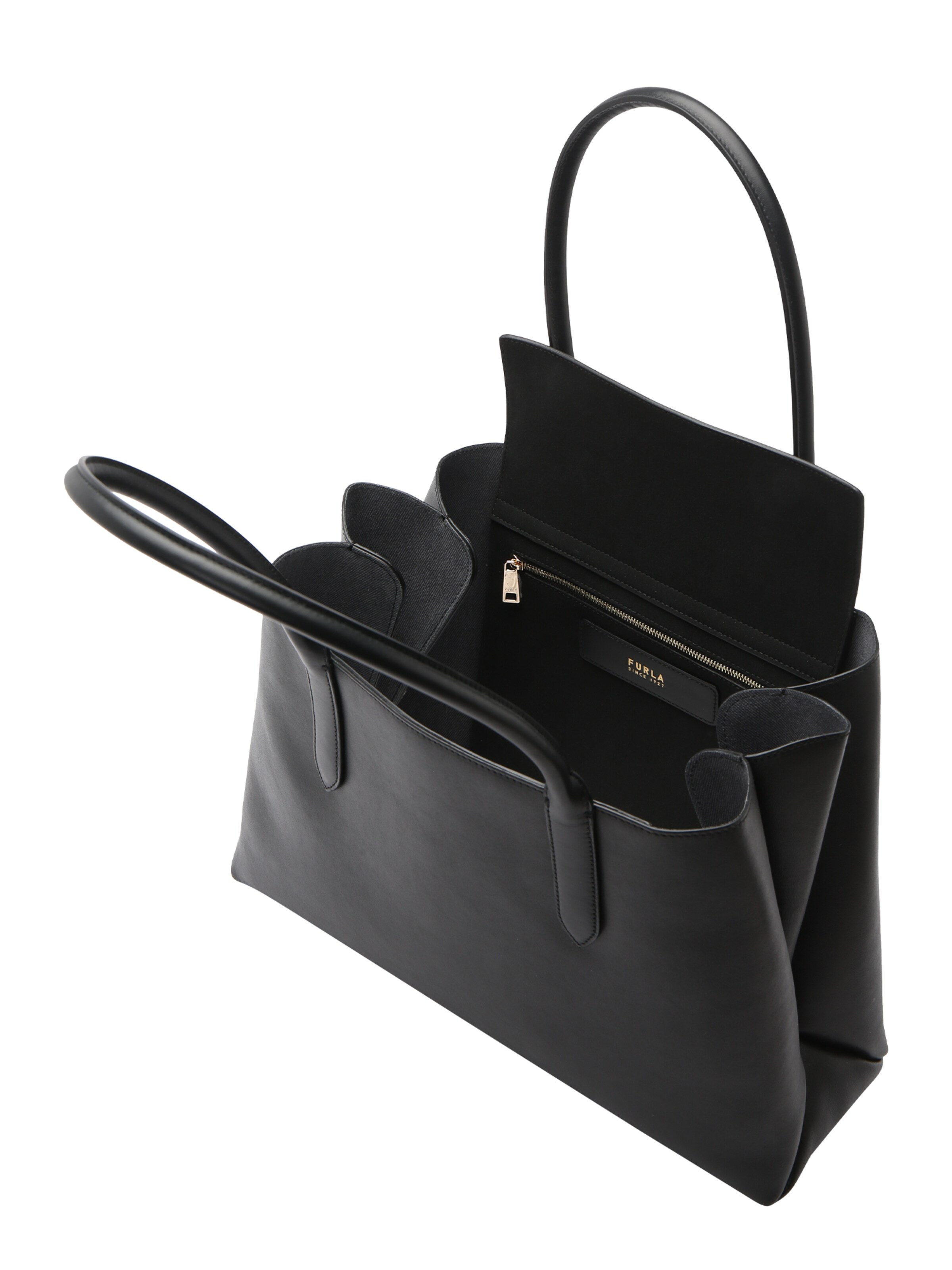 FURLA "Чанта тип ""Shopper""" 'Meridiana' в черно