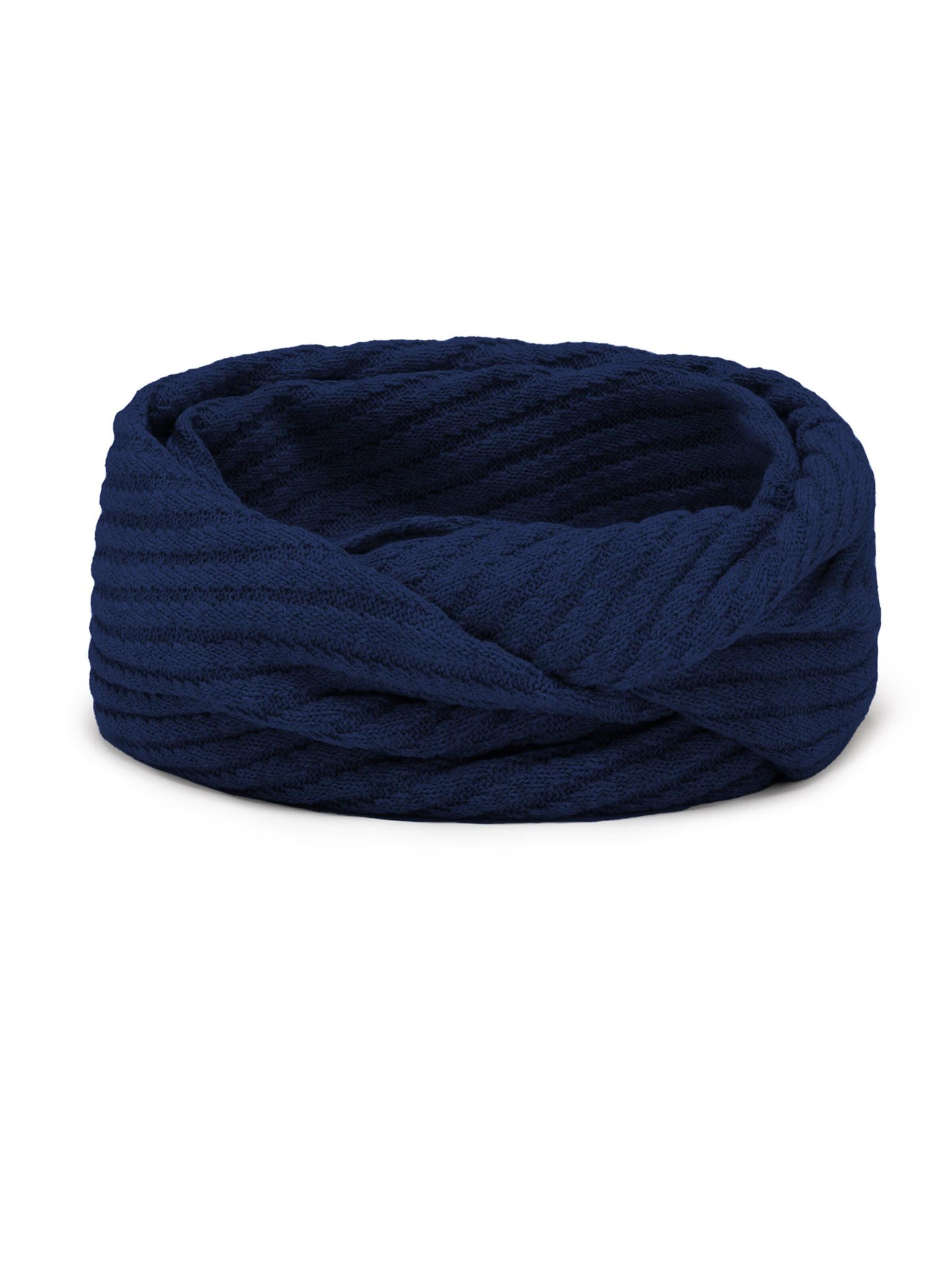 Vivisence Tunnelsjaal '7017S' in Blauw: voorkant
