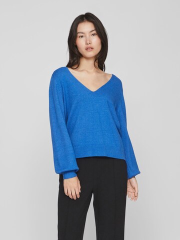 VILA Sweter 'RIL' w kolorze niebieski: przód
