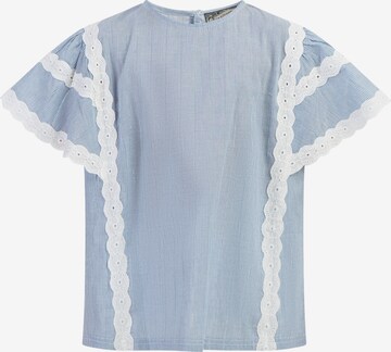 DREIMASTER Blouse in Blauw: voorkant