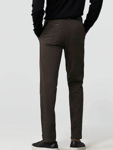 MEYER Regular Chino Pants 'Bonn' in Brown