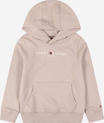 TOMMY HILFIGER Sweatshirt 'Essential' in Grau: predná strana