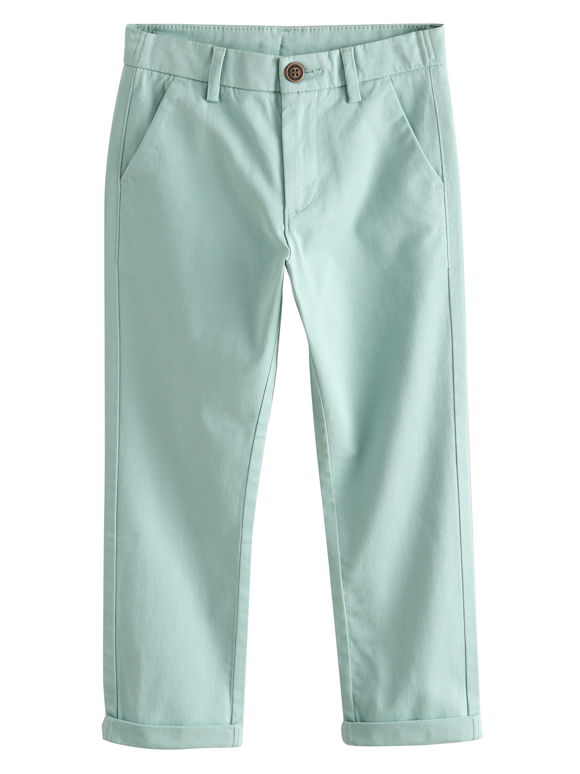 Next Regular Broek in Groen: voorkant