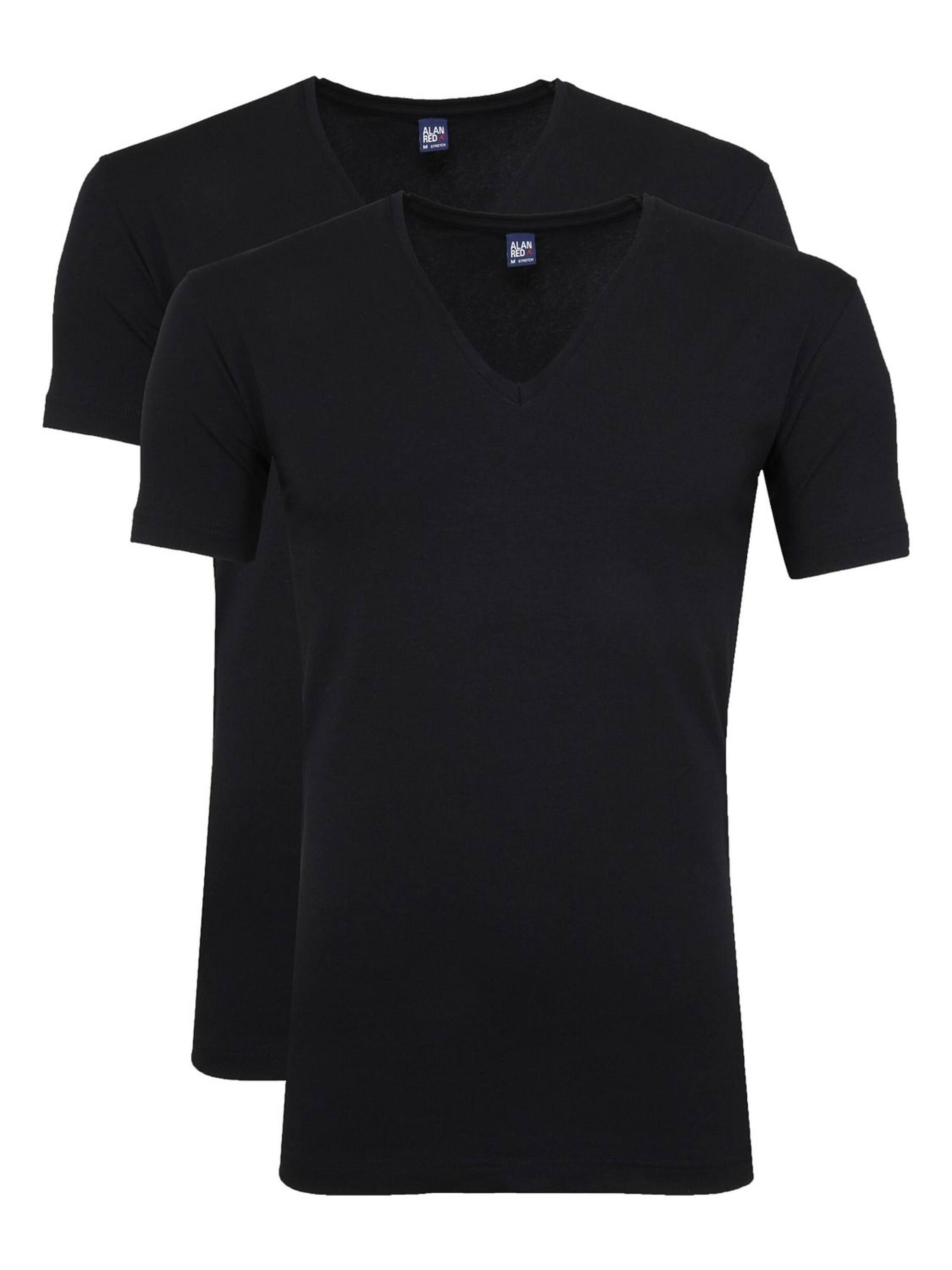 T-Shirt 'NOV' alan red en noir : devant