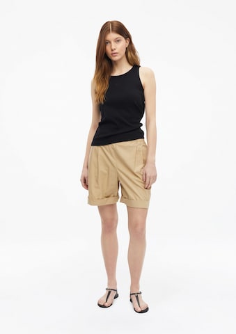 Wide Leg Pantalon à pince s.Oliver en beige