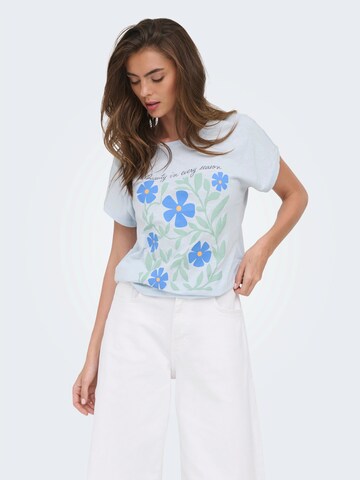 ONLY Shirt 'ONLHILL' in Blauw: voorkant
