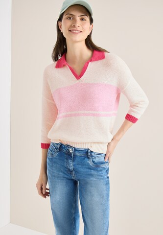 CECIL Pullover in Pink: Vorderseite