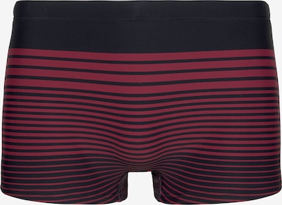 s.Oliver Kupaće gaće u bordo / crna, Pregled proizvoda