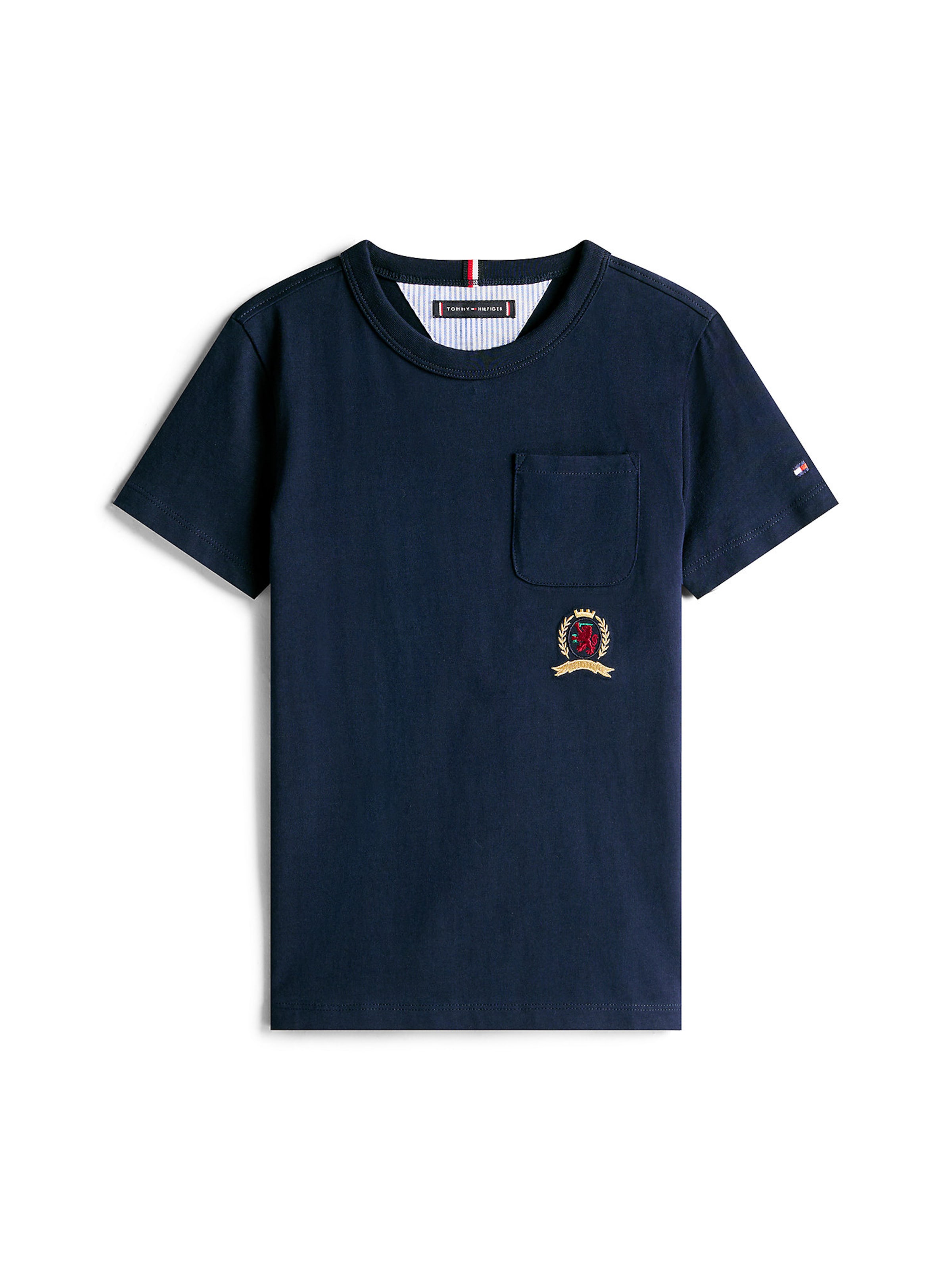 T-Shirt TOMMY HILFIGER en bleu : devant