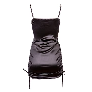 WHITE RVBBIT Negligée 'Oh, Charm!' in Schwarz