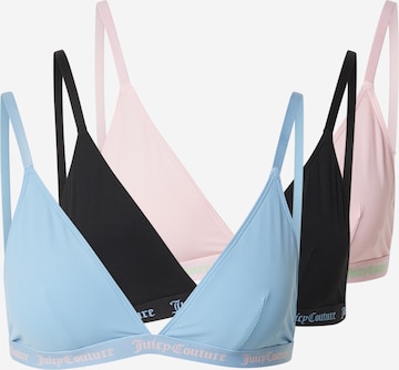 Triunghi Sutien de la Juicy Couture pe albastru: față