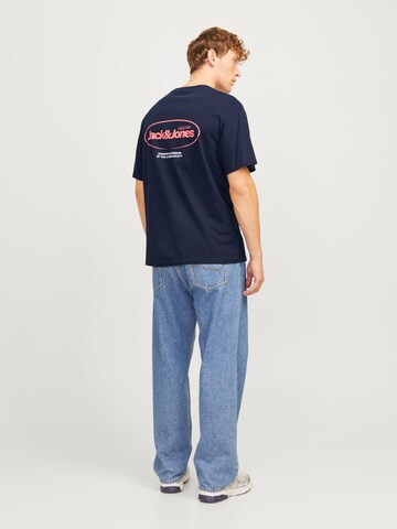 JACK & JONES T-Shirt 'JJEBRADLEY' in Blau: Vorderseite