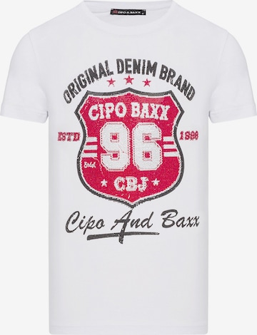 CIPO & BAXX Shirt in White: front