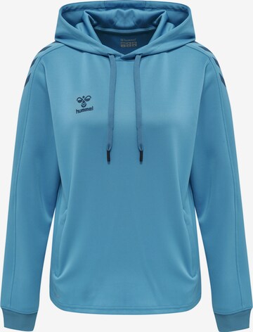 Hummel Athletic Sweatshirt 'Poly' in Blue: front