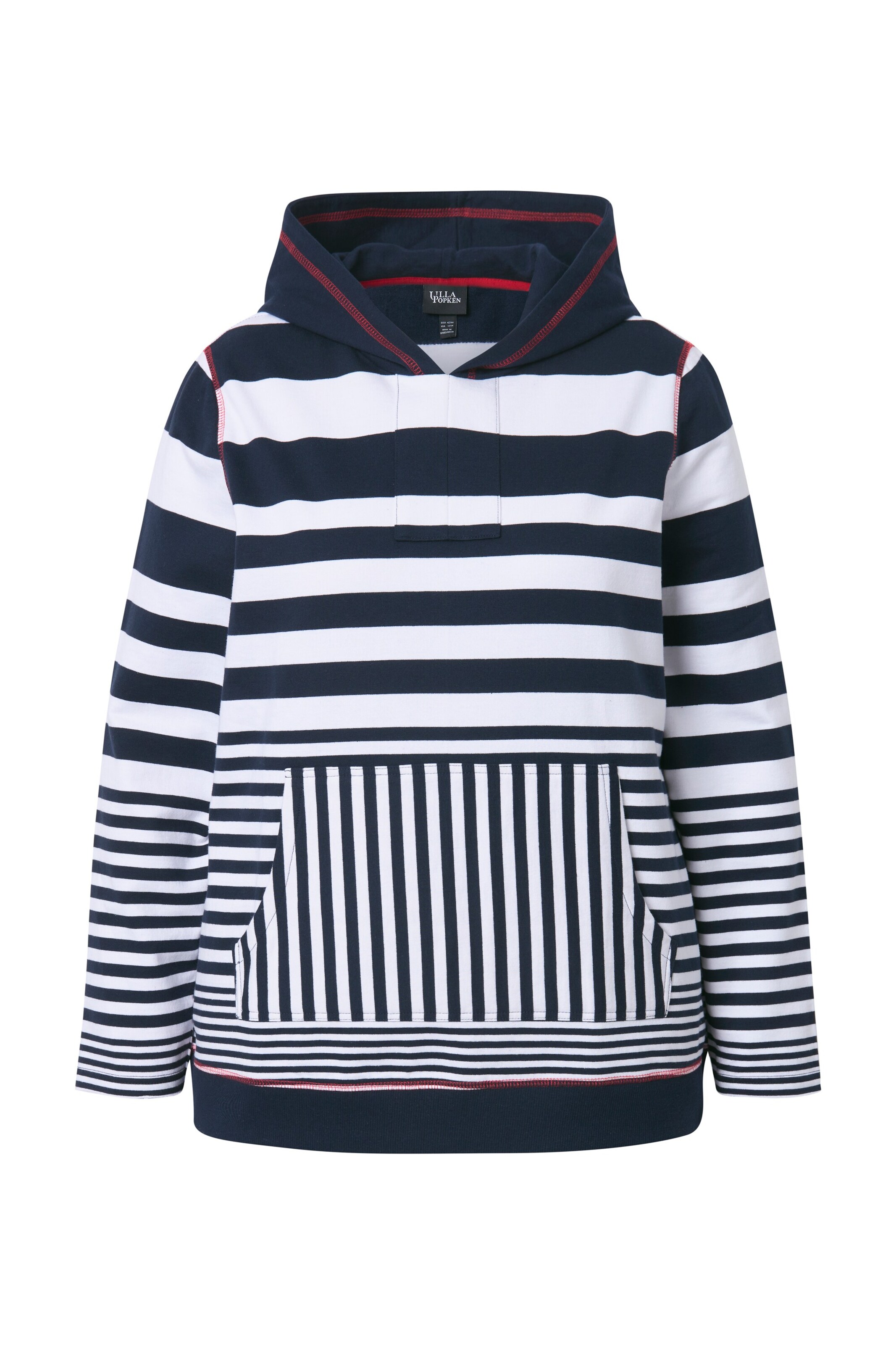 Ulla Popken Hoodie in Mischfarben: Vorderseite