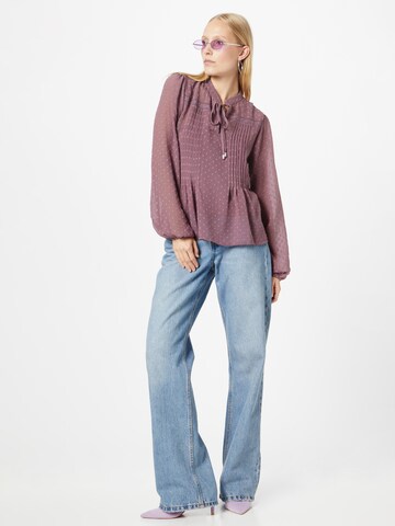 ABOUT YOU Blouse 'Agnes' in Purple