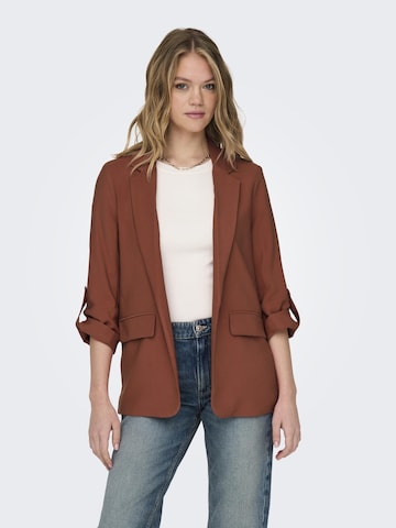 Blazer 'Aris' ONLY en marron : devant