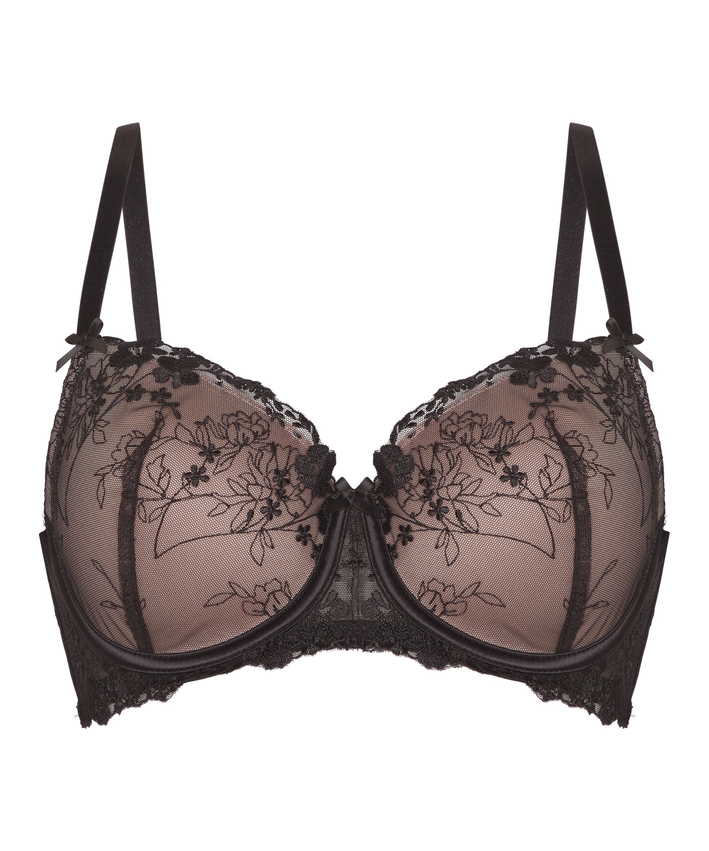 Soutien-gorge Hunkemöller en noir : devant