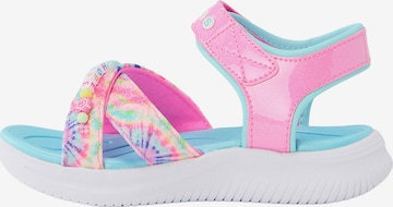 SKECHERS Босоножки 'JUMPSTERS' в Ярко-розовый: спереди