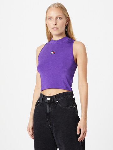 Haut Tommy Jeans en violet : devant