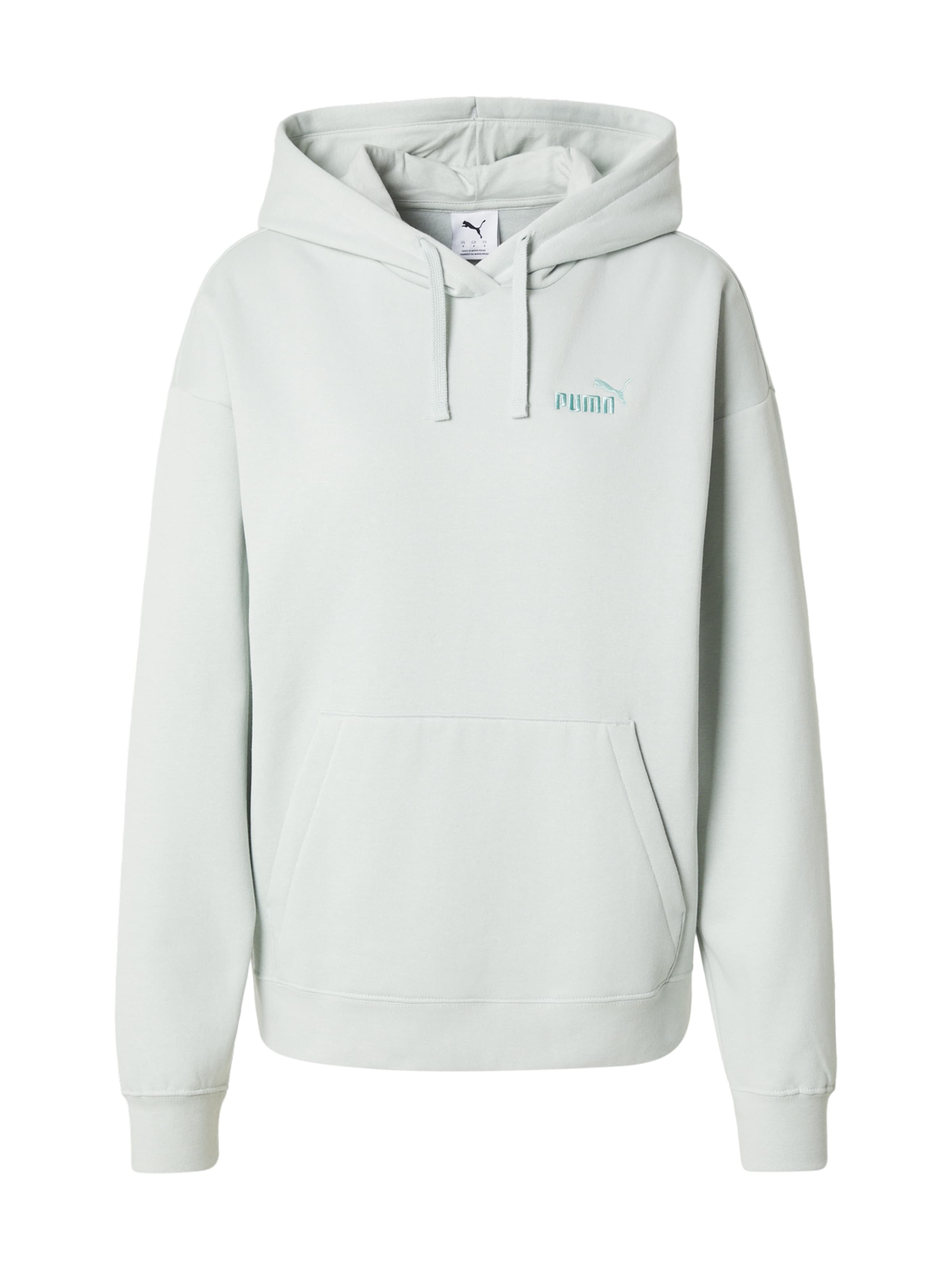 PUMA Спортивный свитшот 'ESS Small No 1' в Зеленый: спереди