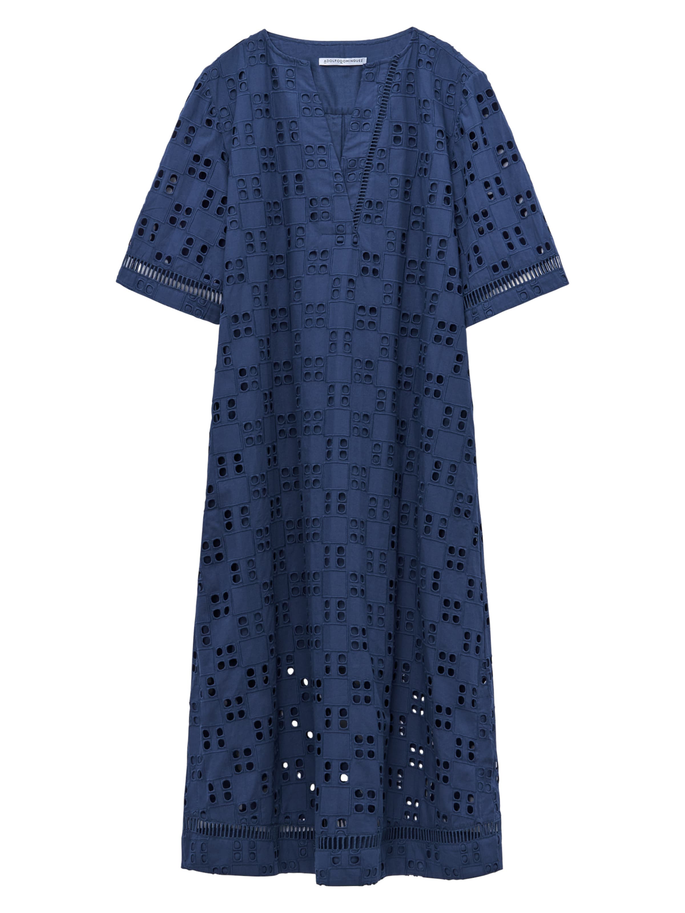 Adolfo Dominguez Jurk in Blauw: voorkant