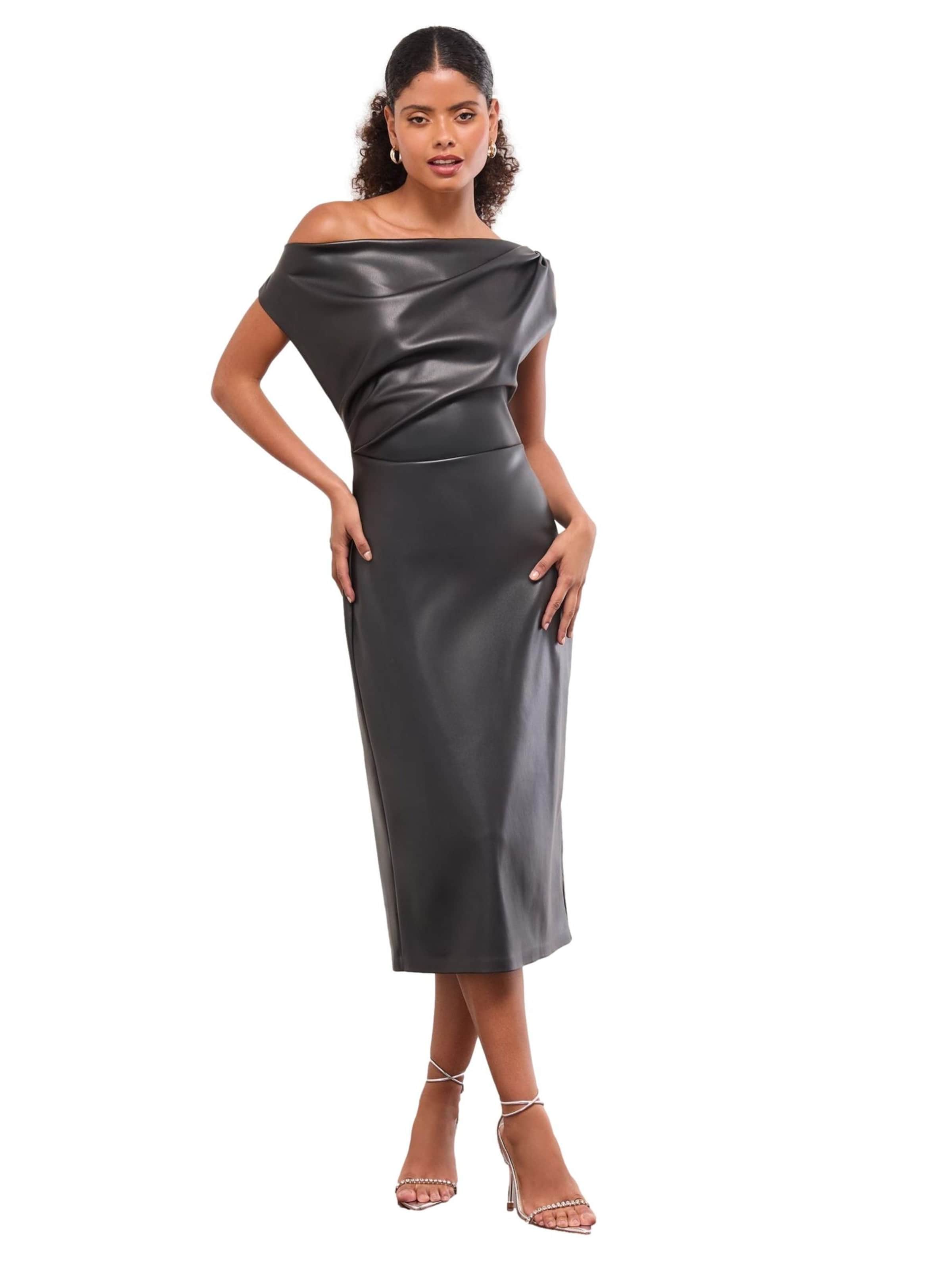 Lipsy - Vestido en negro: frente