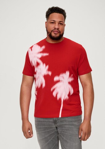 s.Oliver Shirt in Rood: voorkant
