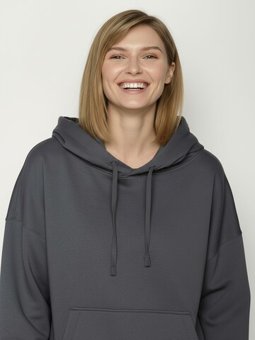 GREENBOMB Sweatshirt ' Mello Flower Bouquet ' in Grijs