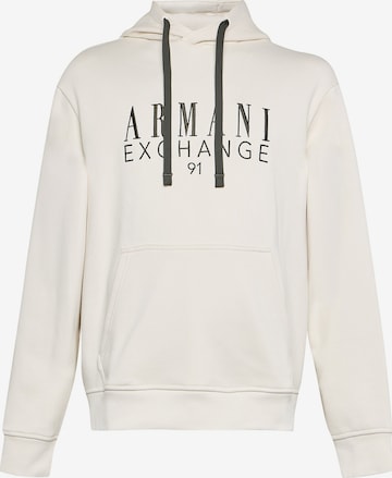 ARMANI EXCHANGE - Sudadera en beige: frente