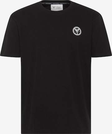 T-Shirt 'Demitri' Carlo Colucci en noir : devant