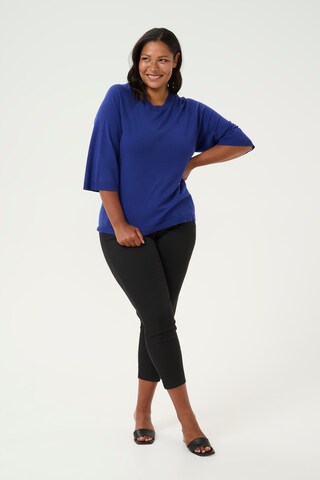 KAFFE CURVE Trui 'Gitta' in Blauw