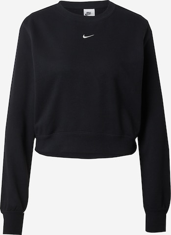 Nike SportswearSweater majica 'CHILL' - crna boja: prednji dio