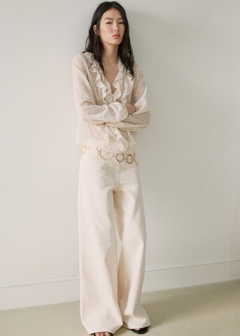 MANGO Blouse in Beige