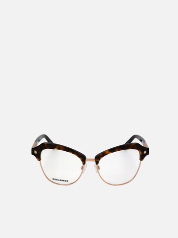 DSQUARED2 Zonnebril 'Dsquared2 DQ5152 Dark havana 53/16/140 WOMAN Eyewear Frame' in Bruin