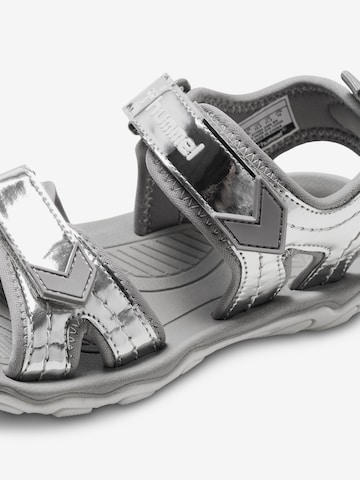 Hummel Sandals & Slippers in Silver