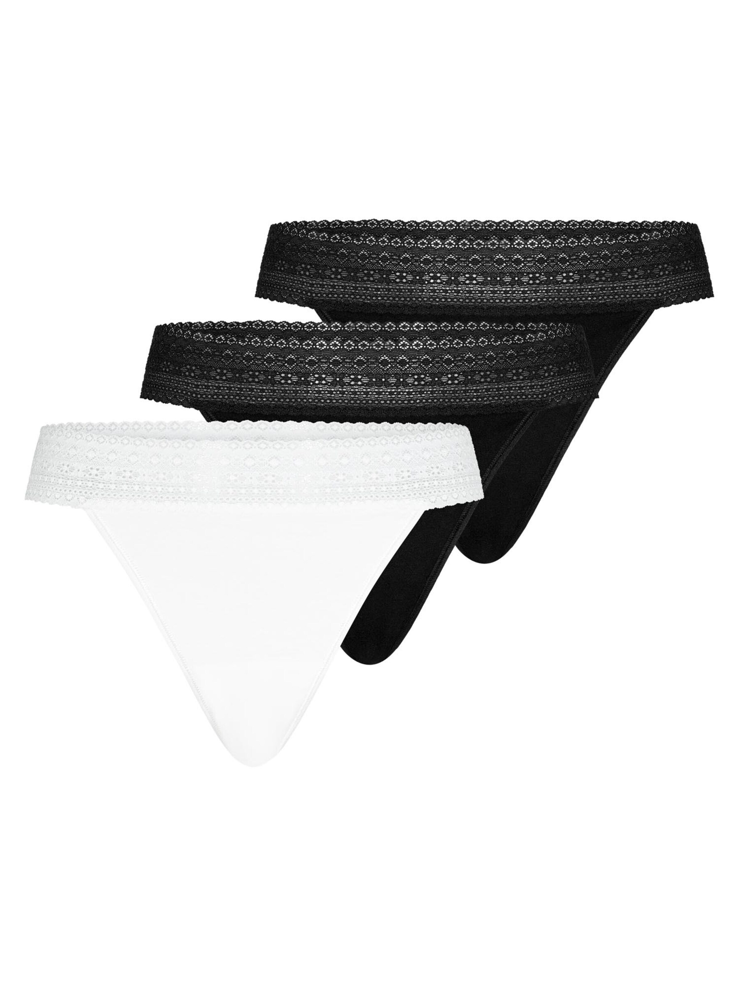 Mey String 'Modal Lace'‌ in Grau: Vorderseite