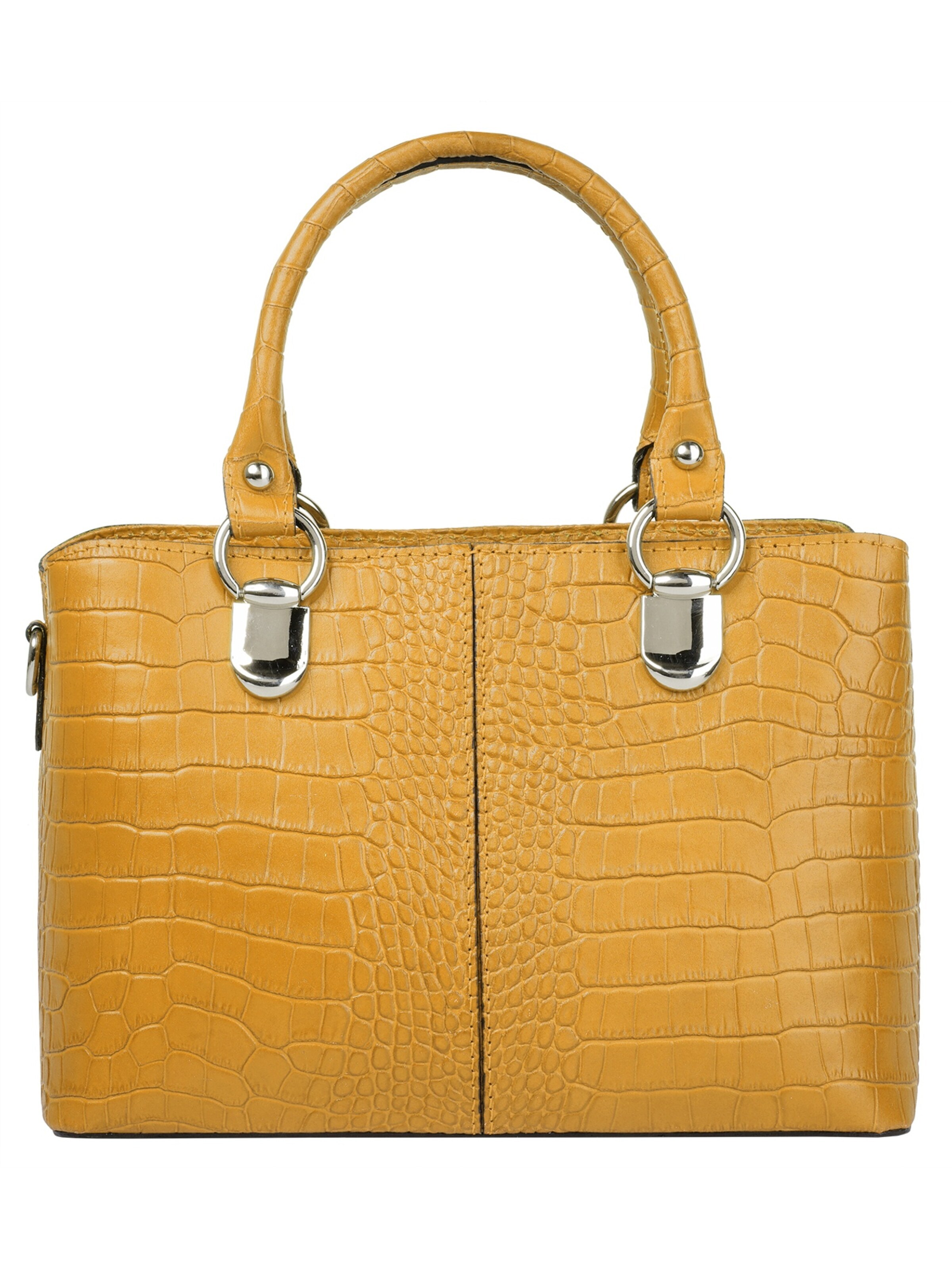 Cluty Crossbody Bag in Yellow: front