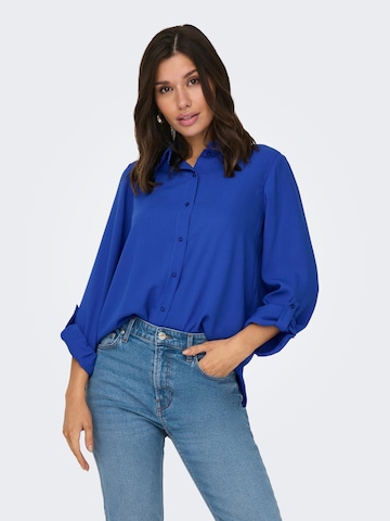 ONLY Blouse 'MULAN' in Blauw: voorkant