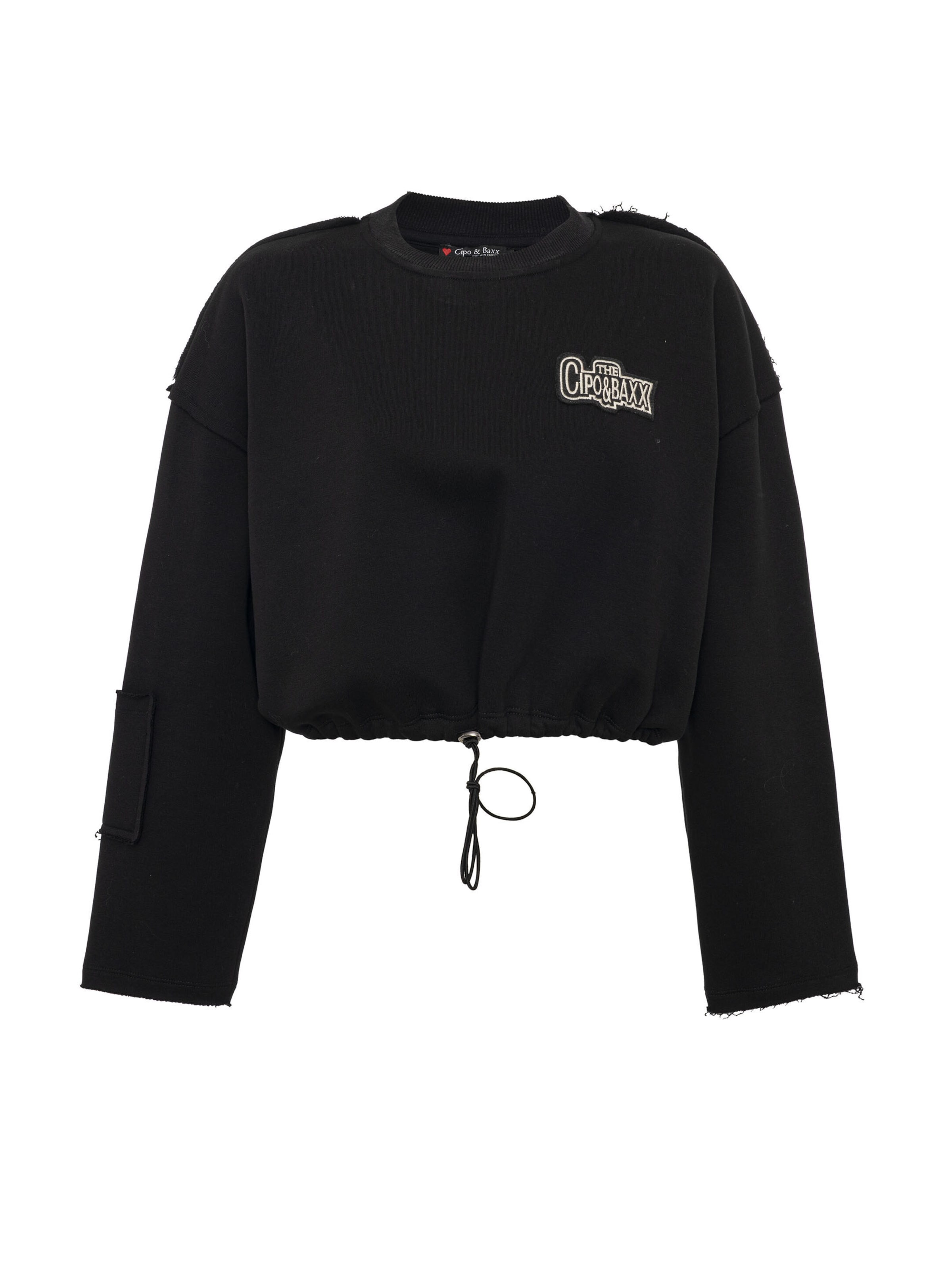 CIPO & BAXX Sweatshirt 'WL370' in Schwarz: Vorderseite