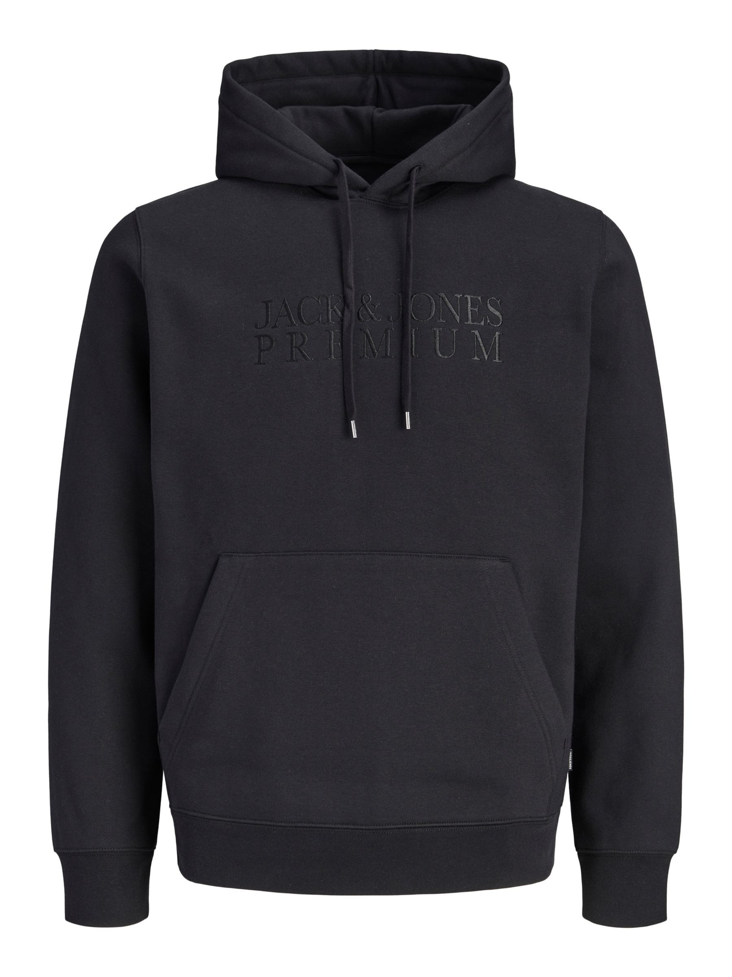 JACK & JONES Sweatshirt in Zwart: voorkant