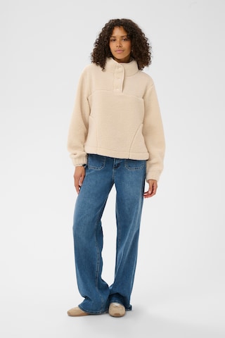 Kaffe Fleece jacket 'KAAlly' in White