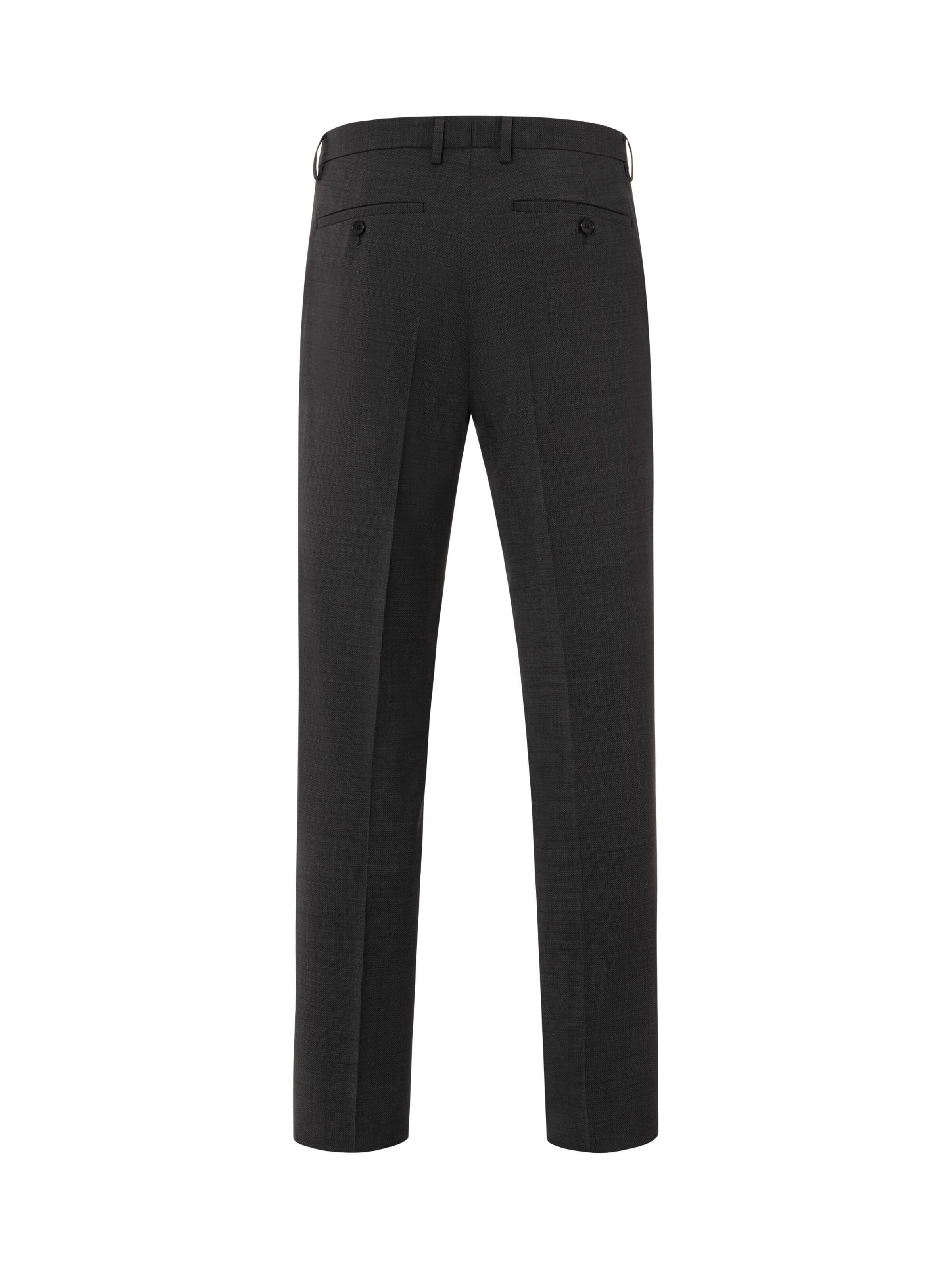 BENVENUTO Slim fit Pants 'NERO' in Grey