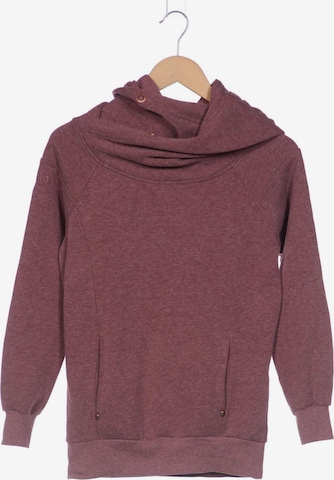 ONLY Sweatshirt & Zip-Up Hoodie in XS in Red: front