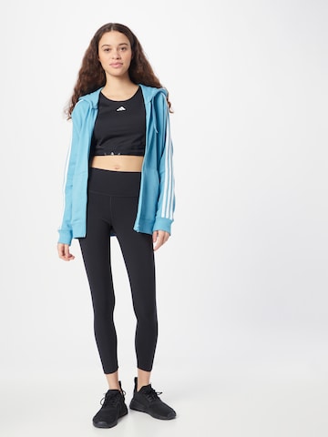 ADIDAS SPORTSWEAR Sportssweatjakke 'Essentials' i blå