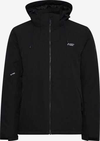 North Bend Winter Jacket 'Octa' in Black: front