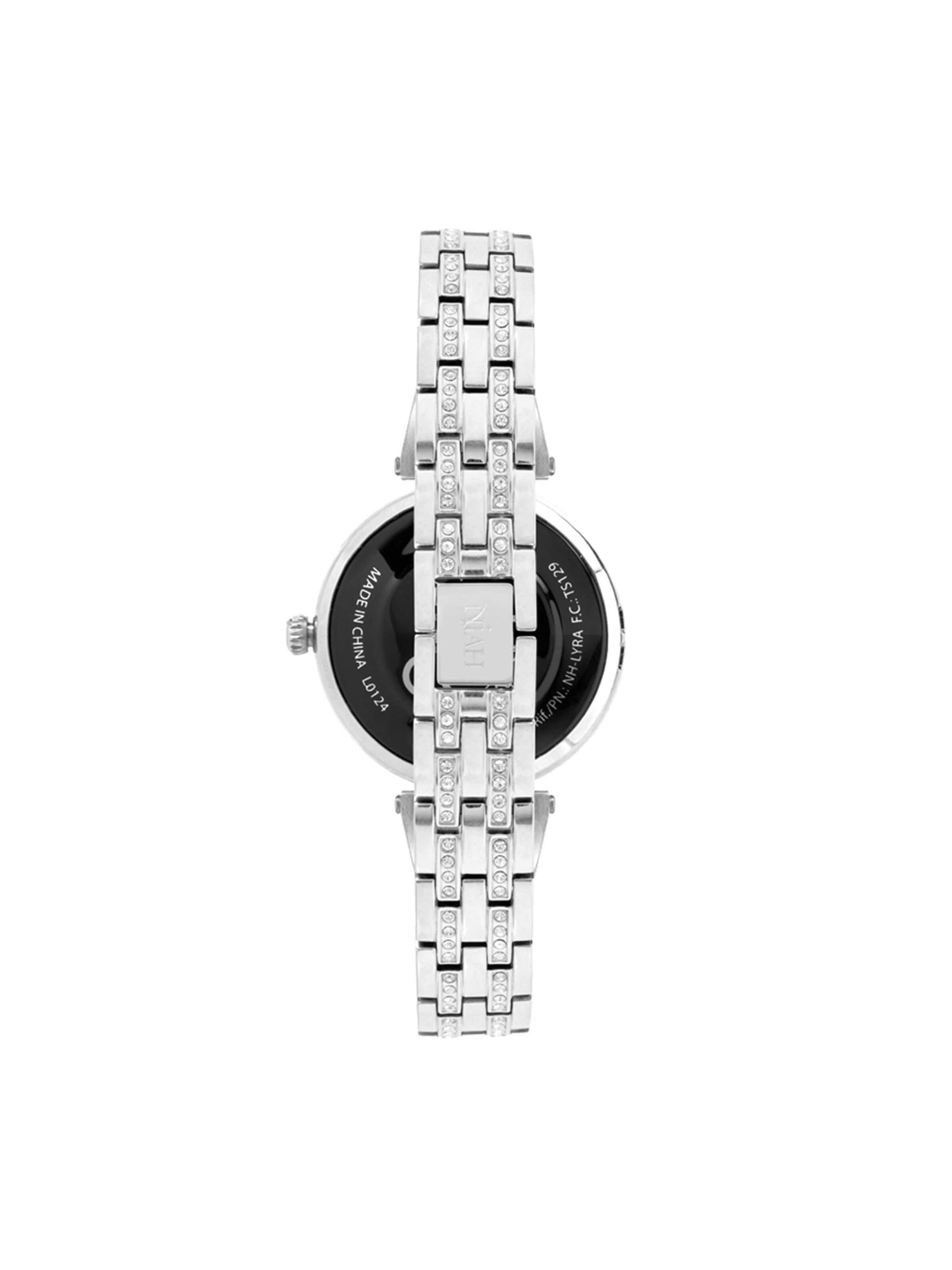 Techmade Digital Watch 'Smartwatch Lyra Medium Mesh Silber' in Silver