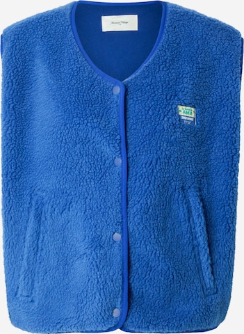 AMERICAN VINTAGE Vest 'HOKTOWN' in Blue: front