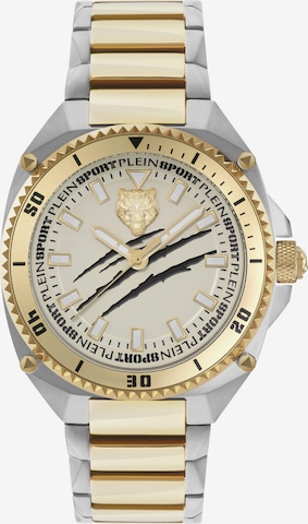 Plein Sport Analoog horloge ' THUNDER FORCE ' in Zilver: voorkant