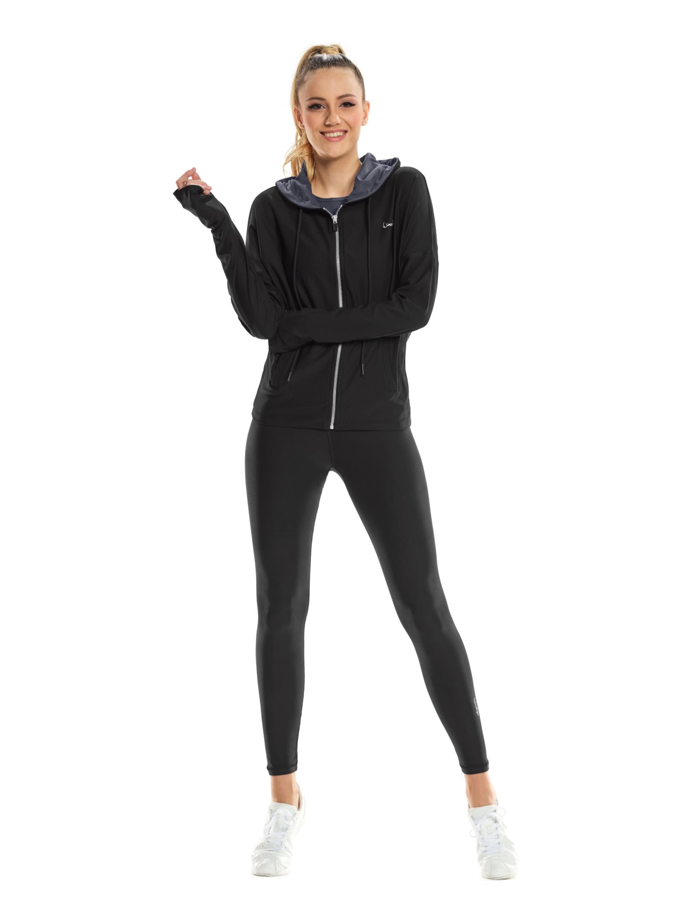 Winshape Αθλητικό μπουφάν 'J008C' σε μαύρο